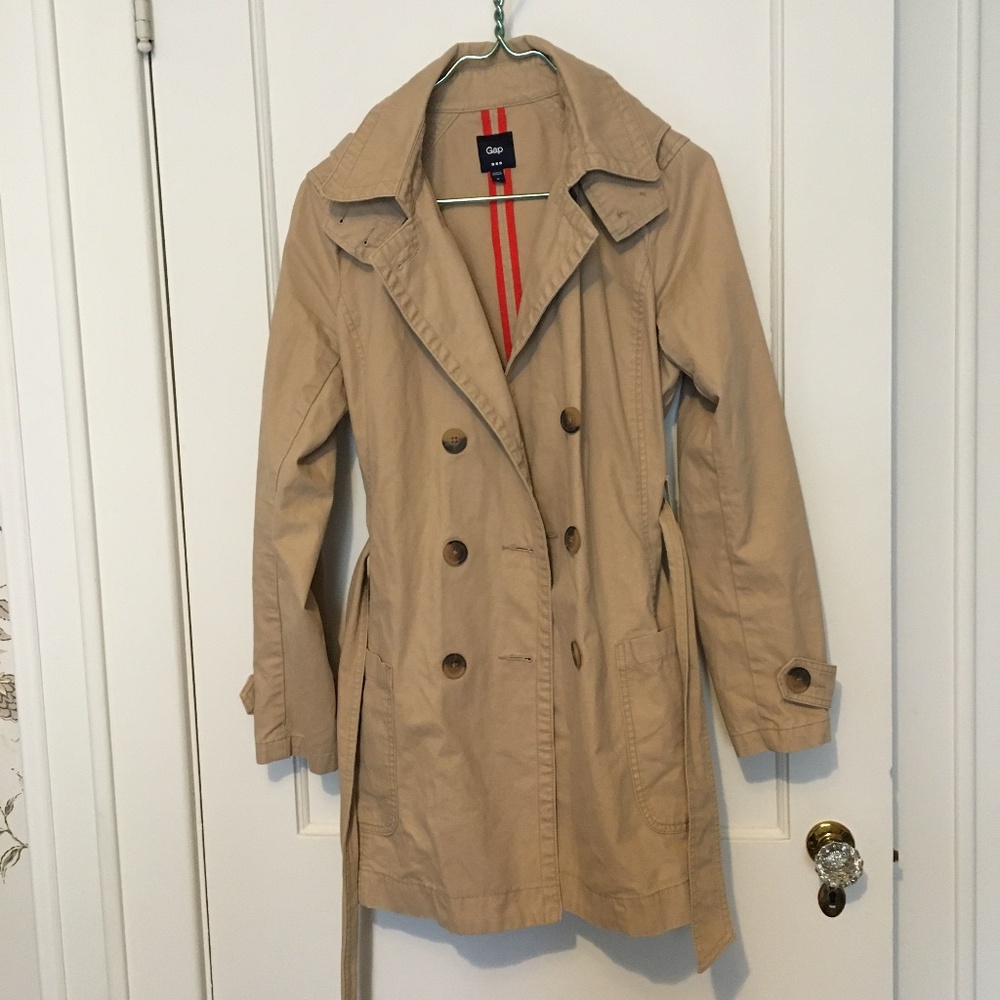 Women’s Gap Trench Coat with hood size M - Picture 1 of 13
